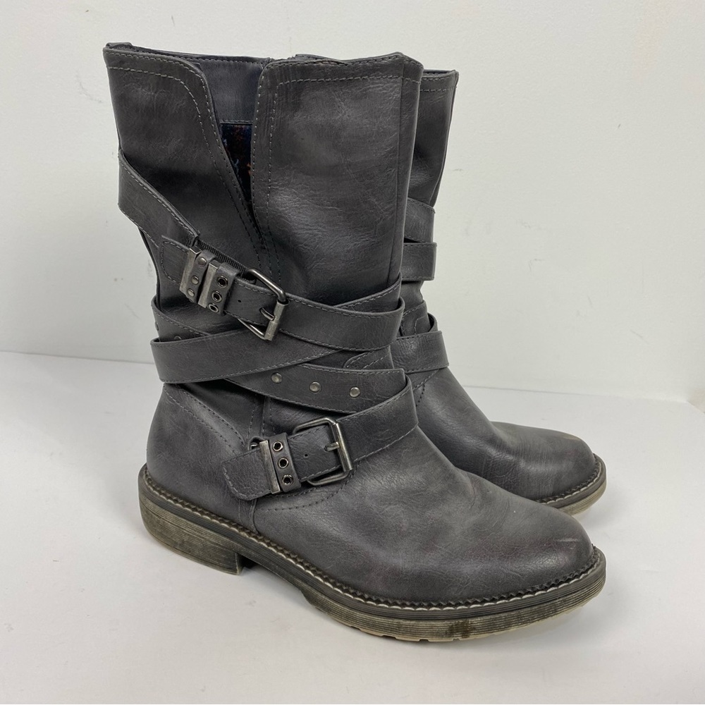 Maurices Grey Ruby Mid Calf Boots
